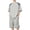Gray, variant on Outfits for Men 2 Piece Sets Man Shirt and Casual Mens Pants Casual Summer Set Cooling Lightweight Short Sleeve Shirt and Shorts Smooth Feel Breathable Relaxed Fit Vacation Travel Wear