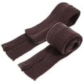 thumbnail image 3 of WHAMVOX 1 Pair Warm Keeping Oversleeves Knitting Long Cuff Forearm Guard Winter Cotton Sleeves for Riding Fishing Driving Khaki, 3 of 7