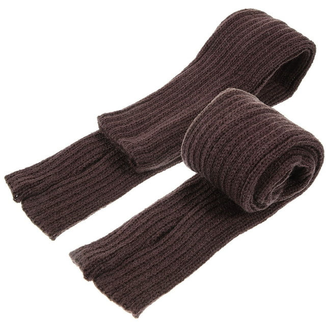 1 par de mangas largas de punto para mantener el calor, con protección para el antebrazo, mangas de algodón de invierno para montar, pescar, conducir, color caqui