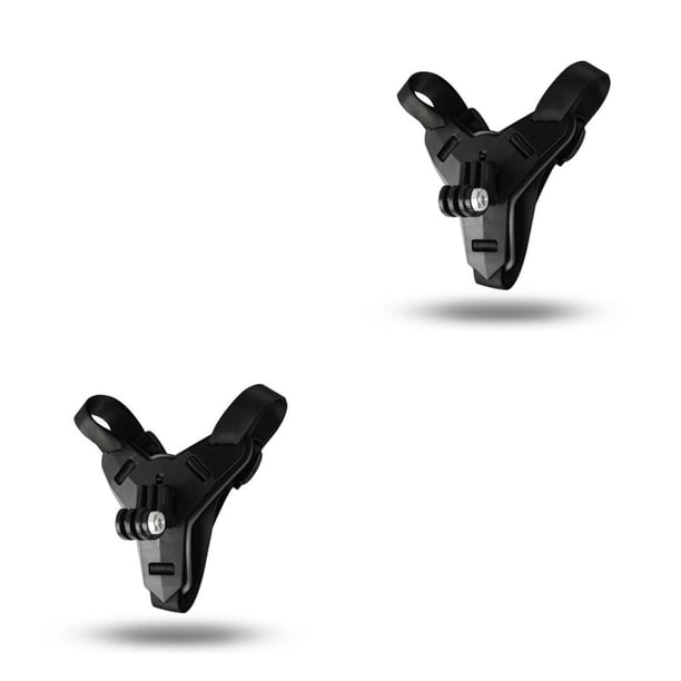 Scienceny Casco de motocicleta de plástico Cámara digital Montura de barbilla Desmontable Liberación rápida Soporte de videocámara flexible Type1 NO1
