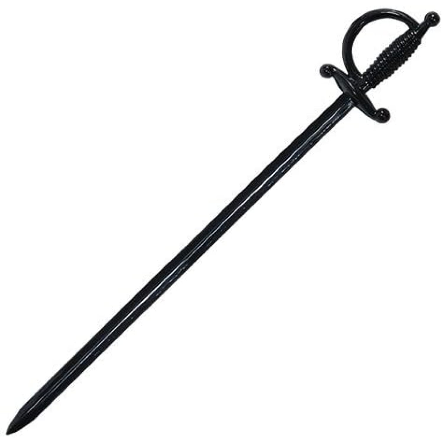 Pack of 100 Heavyweight 4 1/2" BLACK Sword Food/Cocktail Pick