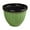 Light Green, variant on ZZERHUOO Large Ribbed Planter Pots For Indoor Outdoor Garden Lightweight Durable Flower Pot With Hole Recyclable Design Trough Planter Indoor Orchid Ceramic Large Flower Window Boxes Outdoor Pig