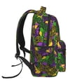 thumbnail image 4 of Haiem Mardi Gras7 Printed School Backpack,Casual Travel Lightweight Backpack,Durable Comfortable Multifunctional Backpack,Laptop Backpack, 4 of 5
