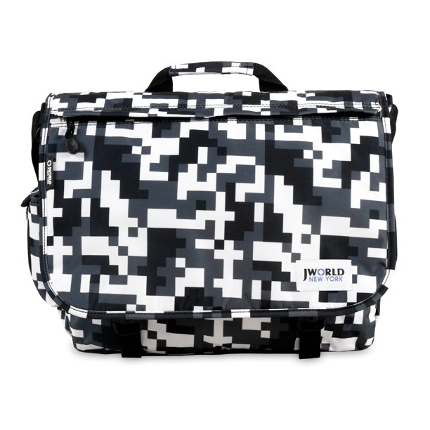 Bandolera J World Thomas 16 con funda para portátil, camuflaje