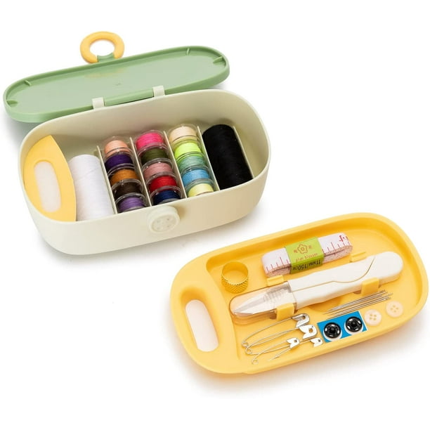 Sewing Kit, Sewing Tools Set, Sewing Project Kit,Sewing Thread Supplies  with Storage Box for DIY, Sewing Repair for Adults Kids Mother Home  Travel(Green) 