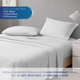 Degrees of Comfort Coolmax Cooling Sheets Set for Twin Size Bed