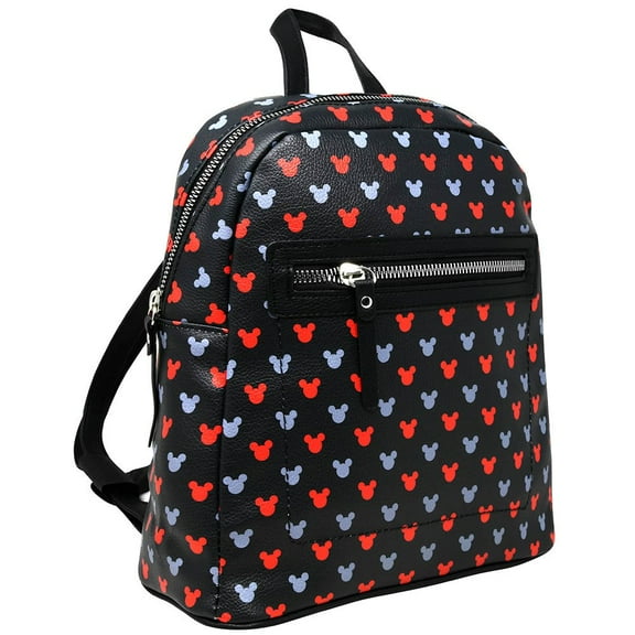 Mickey All Over print 10" Mini Deluxe Backpack with 1 Front pocket
