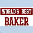 thumbnail image 2 of CafePress - Worlds Best Baker Infant Bodysuit - Baby Light Bodysuit, Size Newborn - 24 Months, 2 of 4