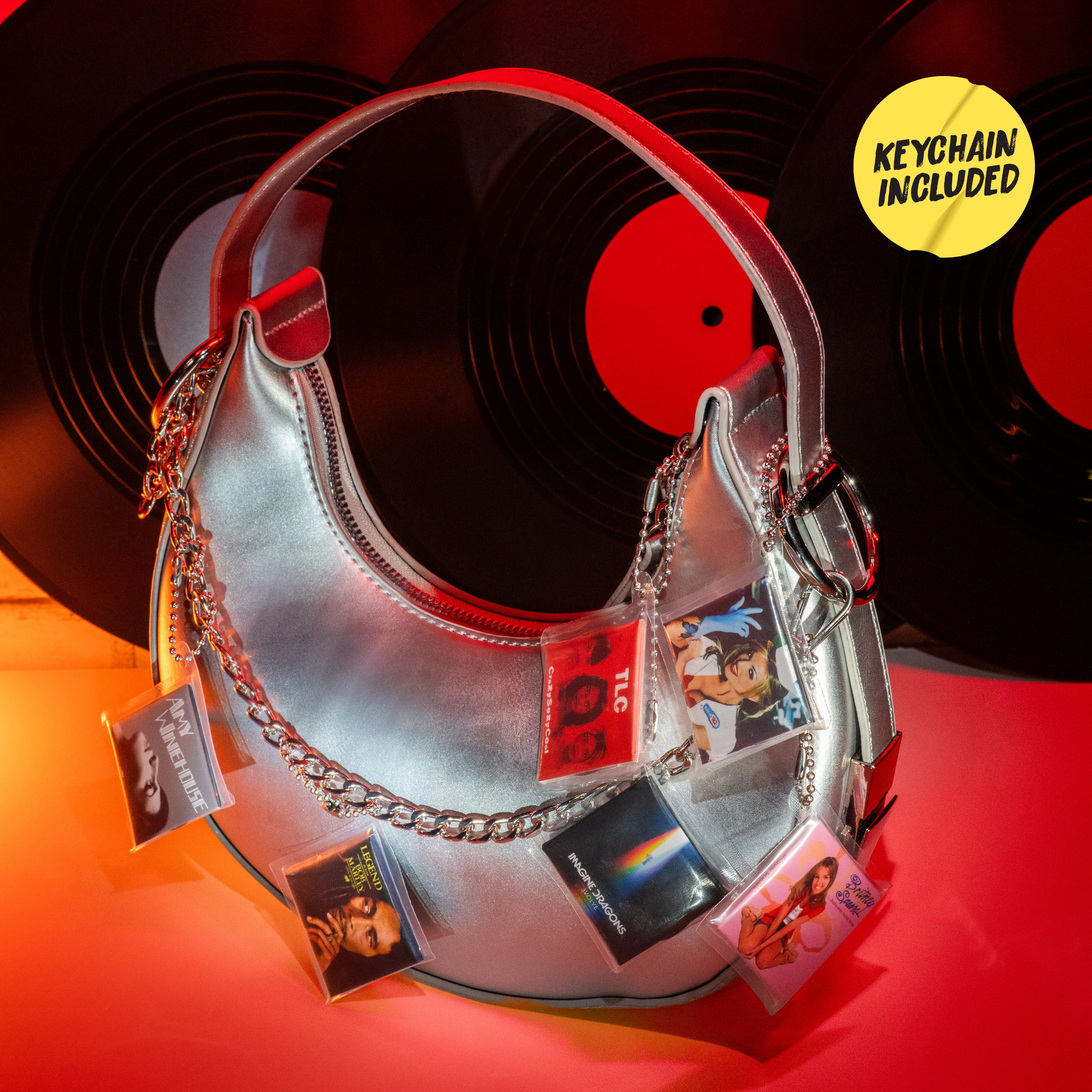 MGA's Miniverse Real Music Vinyl Mystery Blind Ball, 4 Mini Playable Vinyl Records per Pack