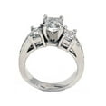 thumbnail image 2 of 2ct Princess Cut Engagement  Diamond Ring 14K White Gold, 2 of 4