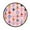 Christmas Ornaments Pattern, variant on 36.2 Inch Round Floor Mat Colorful Christmas Ornaments Carpet Decor Rug for Living Room Bedroom