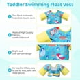 thumbnail image 4 of Gogokids Kids Swim Vest, Toddler Life Jacket,Swimming Arm Band Training Swimsuit with Arm Wings and Adjustable Security Buckle for Boys/Girls Beach Water Sport, 2-6 Years Old, 20-50lbs, 4 of 7