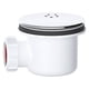 thumbnail image 3 of Shower Trap Cover, Shower Plug Hole Cover 90mm/115mm Plug Drain Replacement Hole Chrome Plated Fini8700521949773, 3 of 5