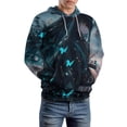 thumbnail image 6 of Demon Slayer Muichiro Tokito Mens Womens Novelty Hoodie 3D Print Pullover Hooded Long Sleeve Sweatshirts Tops Blouse with Pocket, 6 of 8