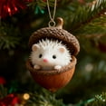 thumbnail image 2 of Xuniizn Forest Christmas Ornaments Set - 12 Pack Shatterproof Christmas Ball Ornaments with Sleeping Fox, Owl, Bunny & More for Christmas Tree Decor, Unique Woodland Animal Theme Holiday Decorations, 2 of 7