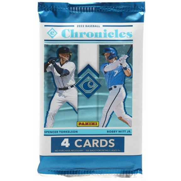 MLB Panini 2022 Chronicles Baseball Trading Card BLASTER Pack (4 Cards)