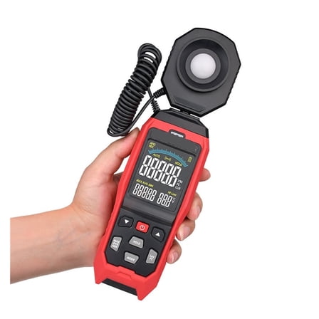 Digital Light Meter Photography Luxmeter Detachable Probe Illuminometer Lux/Fc Photometer Enviromental Tester ,Accurate