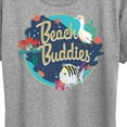 thumbnail image 3 of Disney - Beach Buddies - Women's Short Sleeve Graphic T-Shirt, 3 of 5