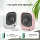 thumbnail image 3 of Ventilador portátil Naiovety de mano bajo ruido 2 engranajes USB con soporte refrigeración verano Electrodomésticos Verde, 3 of 6
