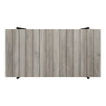 thumbnail image 3 of Hyssop 1-Shelf Wood Coffee Table with Wheels, Natural Tone and Black, 3 of 12