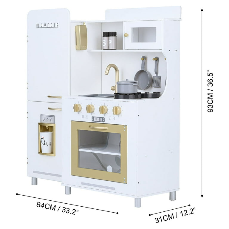 Kids play hot sale kitchen white