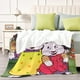thumbnail image 4 of Max y Ruby anti-pilling, suave, ligera, esponjosa y acogedora de lujo para hogar y cocina – Perfecta para niños y adultos, 100 x 150 cm, 4 of 6