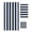 Navy Grey, variant on Navy Blue Grey Striped Towel Set of 3, Soft Microfiber Bath Towels, Hand Towel, Washcloths, Farmhouse Stripes Minimalist Quick-Dry Absorbent Towels for Bathroom Kitchen Hotel Beach Gym Spa
