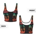 thumbnail image 5 of Kdxio Go Surfer Print Workout Crop Tank Top for Women Racerback Yoga Tank Tops Athletic Sports Shirts Exercise Undershirts, 5 of 9