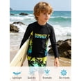 thumbnail image 2 of Aideaone 2 Piece Boys Swim Set with Swim Trunks Kids Rashguard Swimsuits Qiuck Dry Size 7-12, 2 of 6
