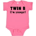 thumbnail image 3 of Inktastic Twin B (i'm Younger) Boys or Girls Baby Bodysuit, 3 of 5