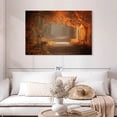 thumbnail image 2 of Elephant Stock Waiting To Fall Wall Art - Horizontal Canvas Wall Art - Living Room Wall Decor - Nature Canvas - Orange And Brown Decor By Ildiko Neer - 45" x 30", 2 of 8