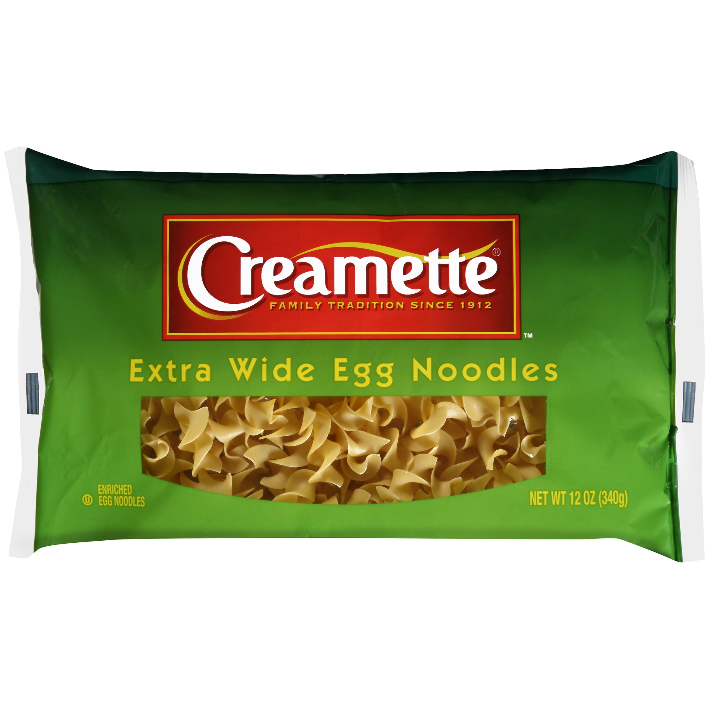 Creamette Extra Wide Egg Noodles Pasta, 12 ounce bag