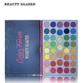 thumbnail image 1 of Paleta de sombras de ojos HUOGUO, 39 colores, brillo mate y brillante, 1 of 5