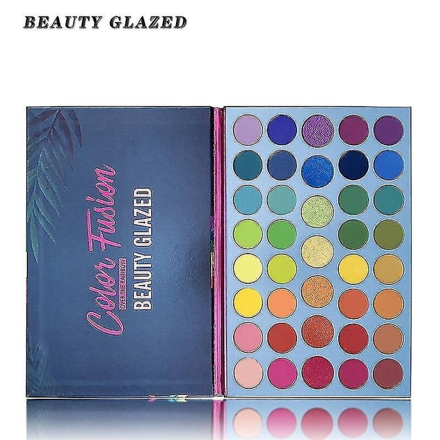 Paleta de sombras de ojos HUOGUO, 39 colores, brillo mate y brillante