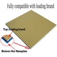 thumbnail image 3 of ZECATL Classic Building Base Plates 32x32 pegs or 10" x 10" Baseplate - Compatible with All Major Brands (6PC), 3 of 6
