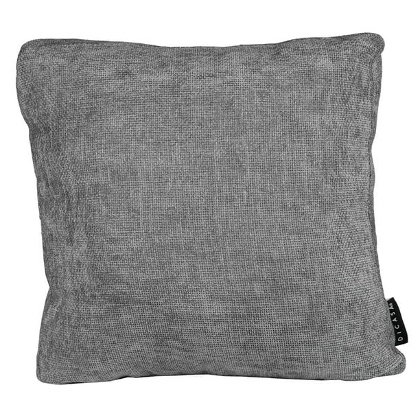 Cojin Decorativo Cuadrado Grande Manhattan Gris Oscuro