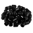 thumbnail image 4 of Uxcell Screw Thread Protectors End Caps Vinyl 50 Pcs 0.67" Black, 4 of 6