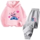thumbnail image 2 of Conjunto de sudadera con capucha de Stitch Kawaii de marca, sudadera con capucha Later, jersey de manga larga de Sonic, conjunto de chándal para niño y niña, 2 of 5