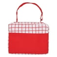 thumbnail image 2 of Mainstays Beach Blanket, Sand and Water Resistant, 79" x 59", Red Grid, 2 of 13