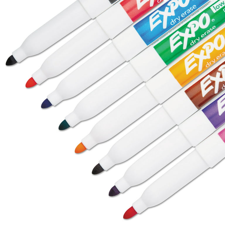 EXPO Low Odor Dry Erase Markers, Fine Point