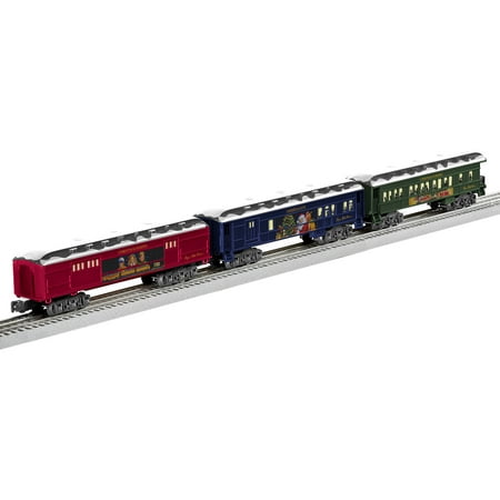 Lionel O Scale Angela Trotta Thomas Christmas Passenger Cars (3 Pieces) Model Train Rolling Stock