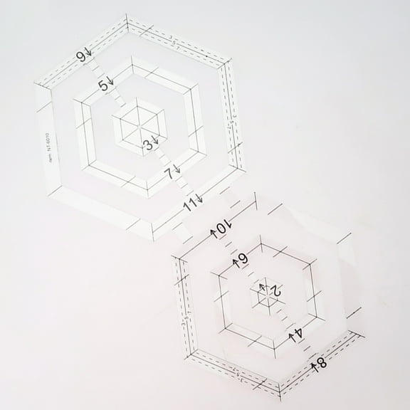 Masteelf  Quilting Rulers and Templates Patchwork Transparent DIY Tool