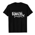 thumbnail image 4 of Tittly T Shirts for Women Tshirts Shirts Women's Just A Small Town Teacher Printed T Shirt Cotton Round Neck Casual Short Sleeves Graphic Tees Summer Tops Black 3XL, 4 of 4