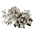 thumbnail image 4 of Button Pins, Black Bow Button Pins Detachable Convenient To Use Beautiful Appearance Iron Material Sturdy Durable  For DIY Crafts, 4 of 8