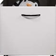 thumbnail image 3 of 20 Inch Multipurpose Storage Box with Caster Wheels Set of 2 White, 3 of 7
