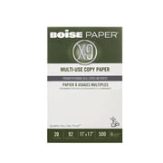 Boise X-9 Copy Paper, 92 Brightness, 11 x 17, White (2500 Sheets Per Carton)