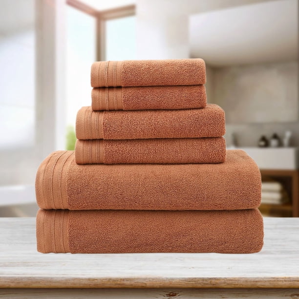 Towel 6 Pcsborder Europe And The United States Foreign Trade Wholesale Absorbent Dry Face Towel Washcloth