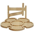 thumbnail image 3 of FOMIYES 1Pack Khaki Wood Picnic Table Portable for Outdoor Activities 35X7.1in, 3 of 8