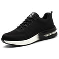 thumbnail image 4 of Zapatos de trabajo Zapatos de seguridad unisex Zapatillas de trabajo con punta de acero transpirables para talleres Almacenes FLhrweasw Nuevo, 4 of 8