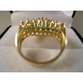 thumbnail image 4 of 2Ct Marquise Cut Lab-Created Green Emerald Women's Wedding Band Ring 14K Yellow Gold Plated, 4 of 4